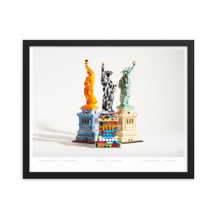 Statue of Liberty Group - brickdistorted LEGO® Print