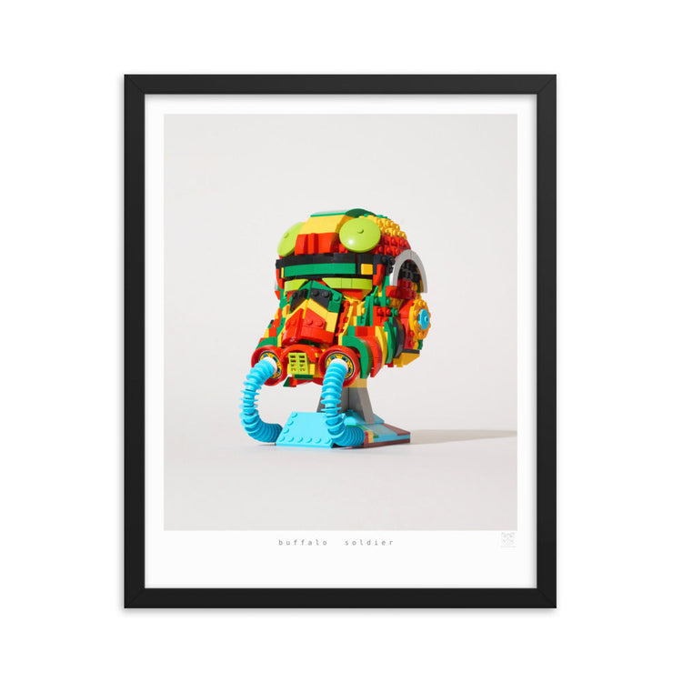 Buffalo Soldier - brickdistorted LEGO® TIE Fighter Helmet Print