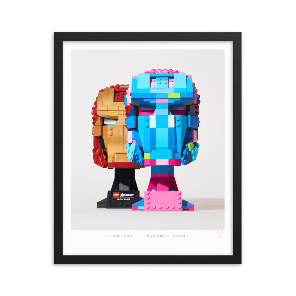 Bismuth Being - brickdistorted LEGO® Iron Man Print