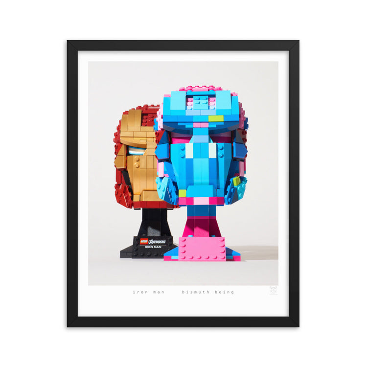 Bismuth Being - brickdistorted LEGO® Iron Man Print