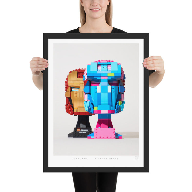 Bismuth Being - brickdistorted LEGO® Iron Man Print