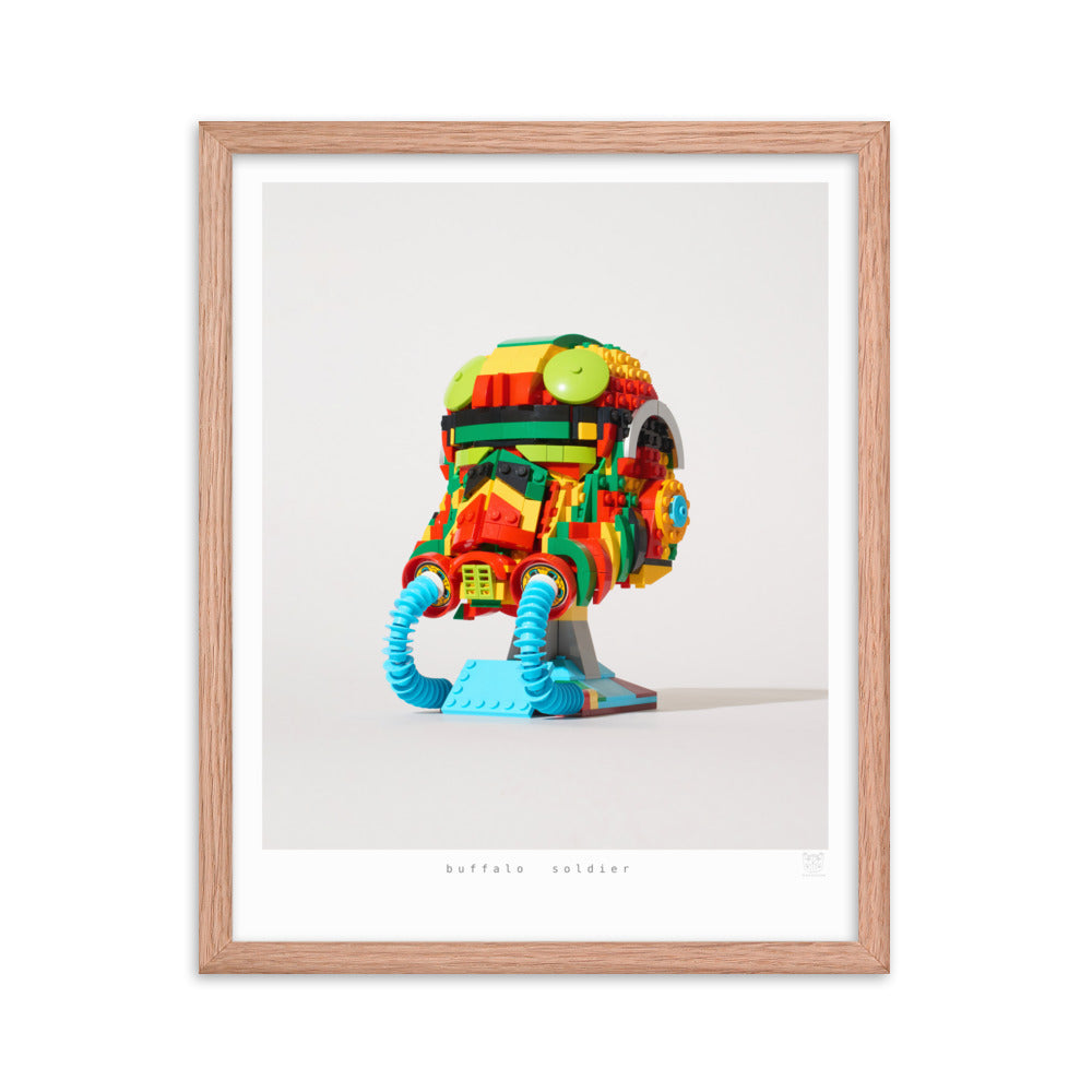 Buffalo Soldier - brickdistorted LEGO® TIE Fighter Helmet Print