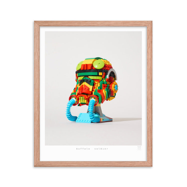 Buffalo Soldier - brickdistorted LEGO® TIE Fighter Helmet Print
