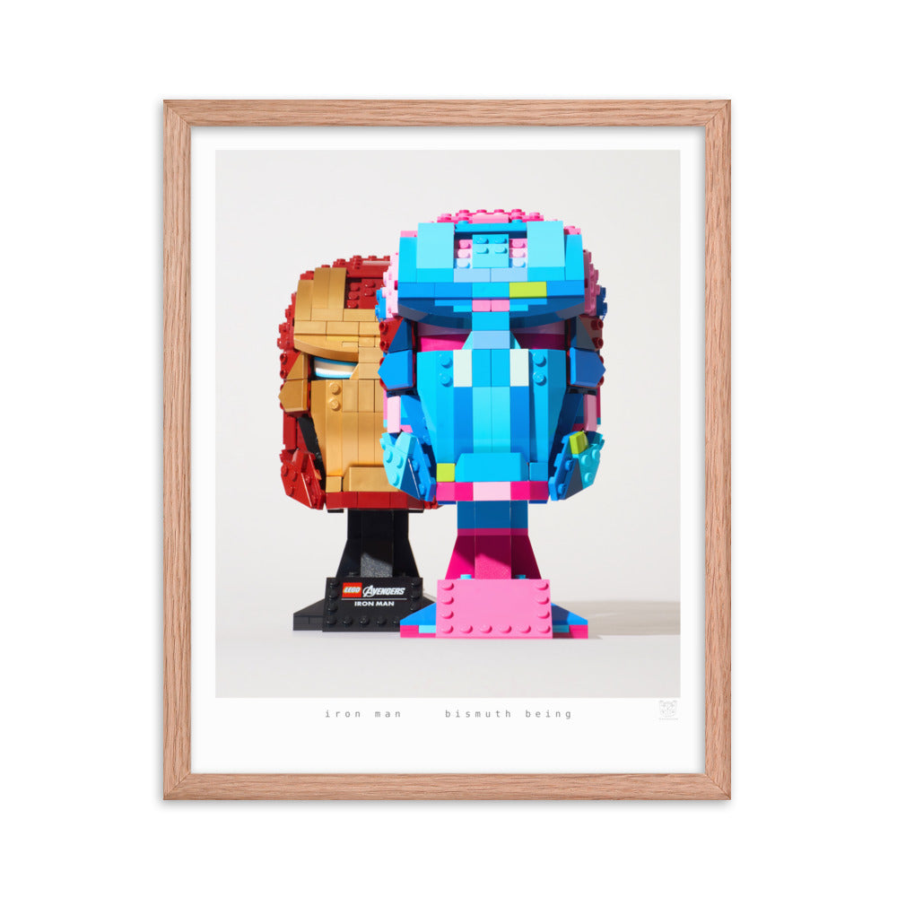 Bismuth Being - brickdistorted LEGO® Iron Man Print
