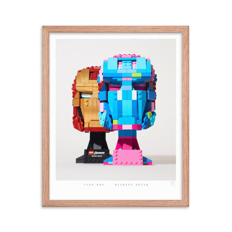 Bismuth Being - brickdistorted LEGO® Iron Man Print