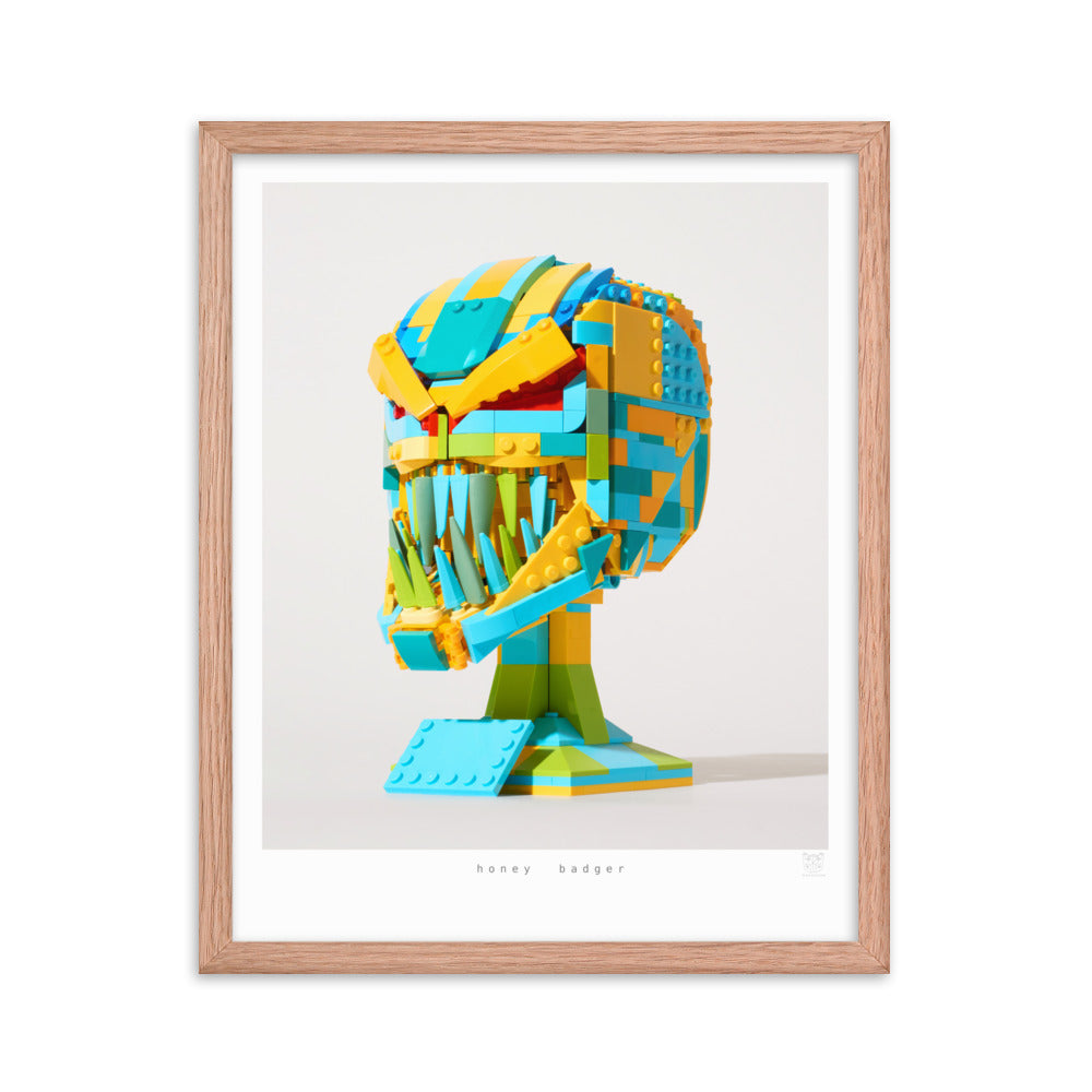 Honey Badger - brickdistorted LEGO® Carnage Print