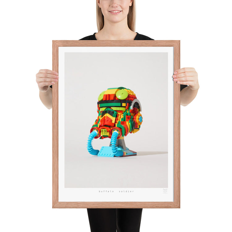 Buffalo Soldier - brickdistorted LEGO® TIE Fighter Helmet Print