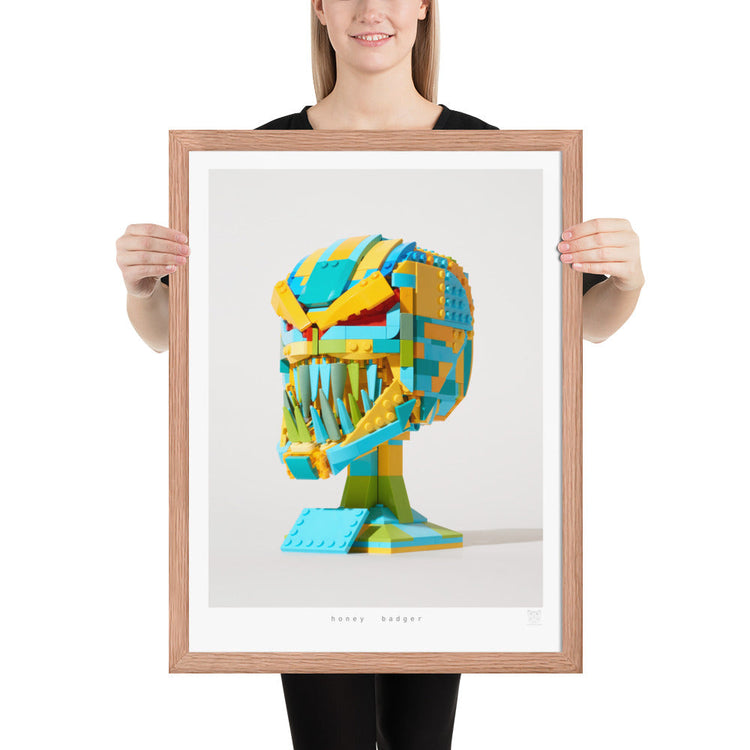 Honey Badger - brickdistorted LEGO® Carnage Print