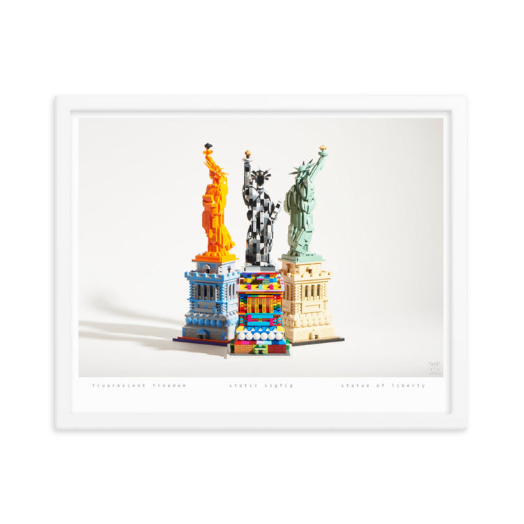 Statue of Liberty Group - brickdistorted LEGO® Print