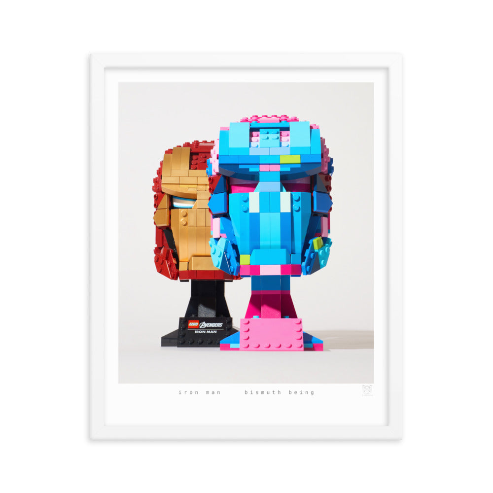 Bismuth Being - brickdistorted LEGO® Iron Man Print