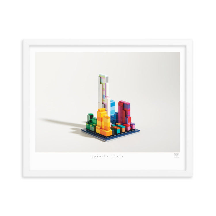 Pysanka Plaza - brickdistorted LEGO® Rockefeller Center Print
