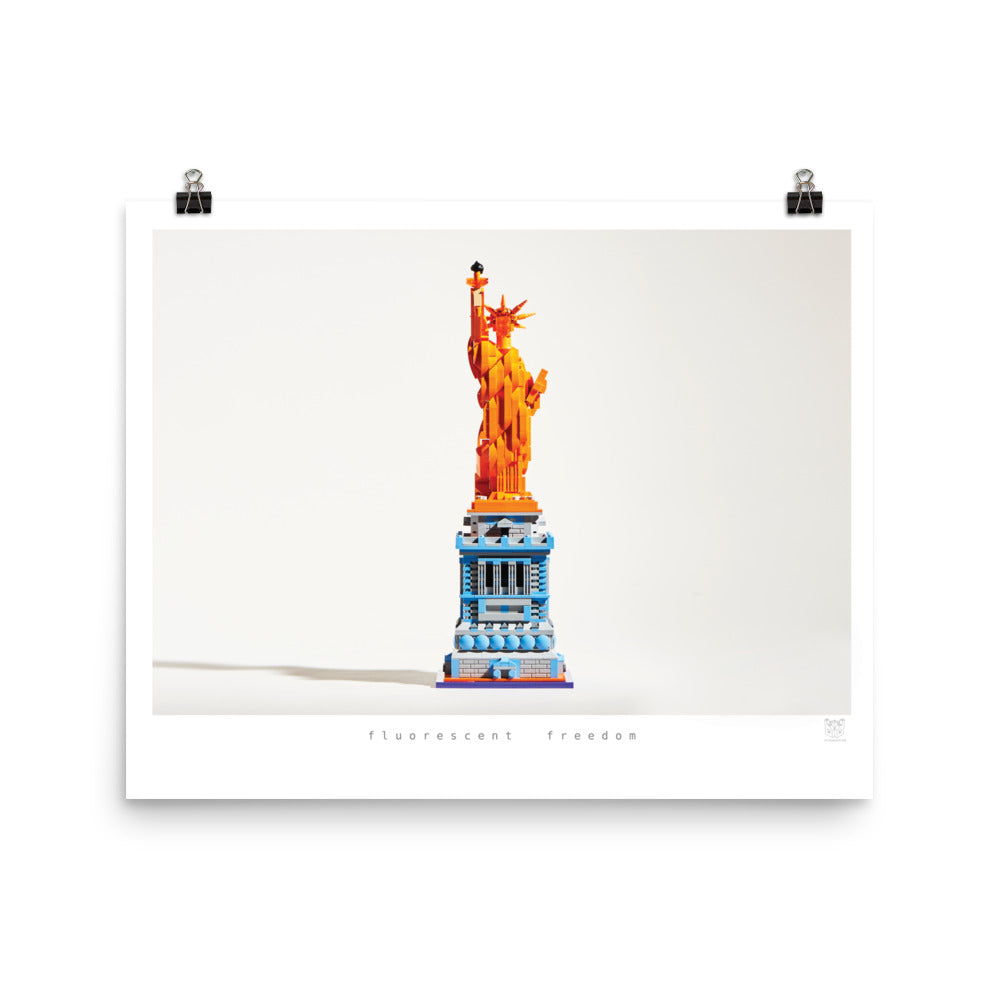 Fluorescent Freedom (Statue of Liberty)