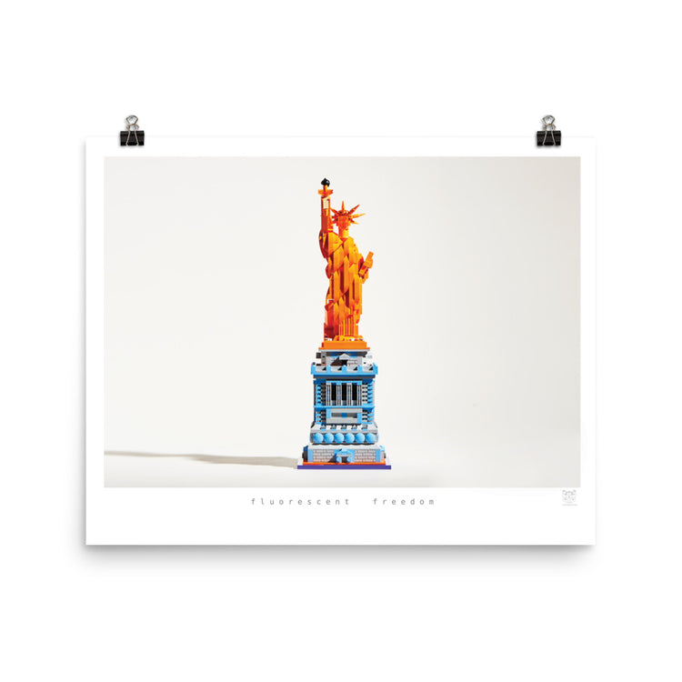 Fluorescent Freedom (Statue of Liberty)