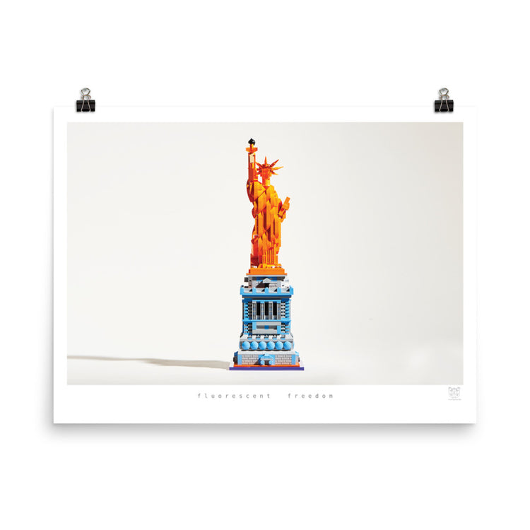 Fluorescent Freedom (Statue of Liberty)