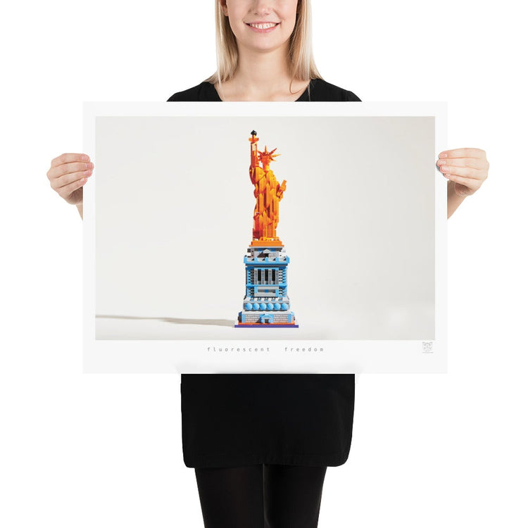 Fluorescent Freedom (Statue of Liberty)
